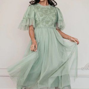 BRAND NWT JESSAKAE JULIETTE DRESS IN SAGE - SIZE XL